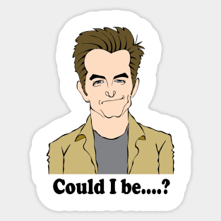 MATTHEW PERRY FAN ART!! Sticker